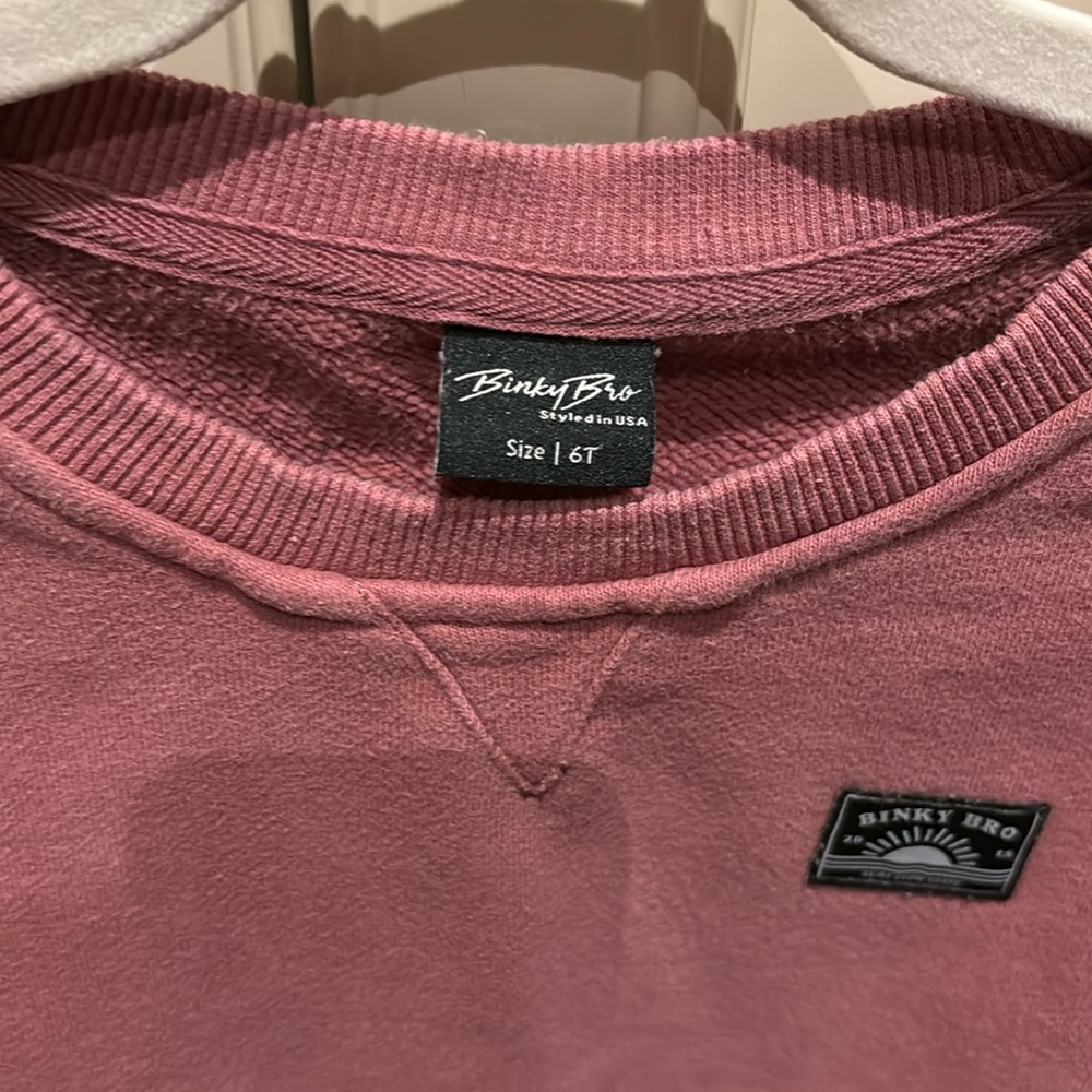 Boys binky bro crewneck